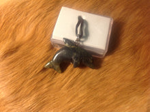 Load image into Gallery viewer, Carved jasper dolphin necklace.
