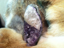 Load image into Gallery viewer, Polished  Amethyst Crystal Geode Specimen     high grade