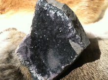 Load image into Gallery viewer, Amethyst Crystal Geode Specimen with Cut Base