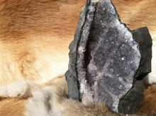 Load image into Gallery viewer, Amethyst Crystal Geode Specimen with Cut Base