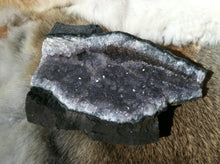Load image into Gallery viewer, Amethyst Crystal Geode Specimen with Cut Base