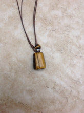 Load image into Gallery viewer, Tiger eye Essential Oil Bottle Pendant