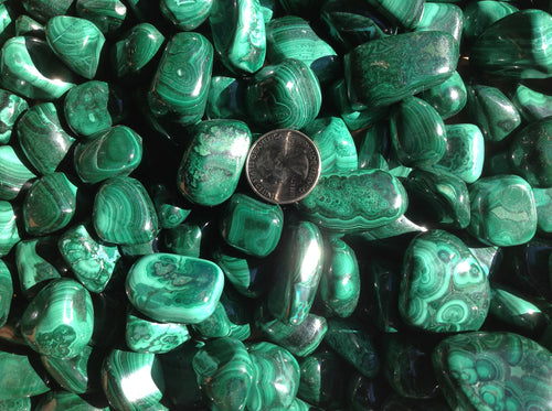 Malachite Tumbled Stone