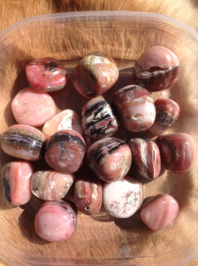 Pink Opal Tumbled Stone