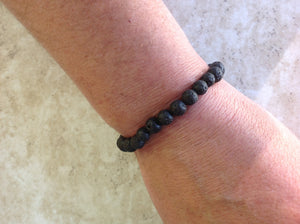 Lava stone bracelet