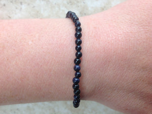 Blue Gold Stone Bracelet