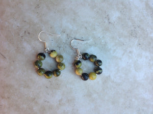 Yellow Turquoise Earrings