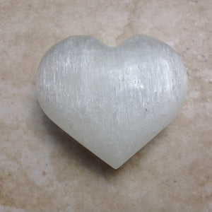 Selenite Heart