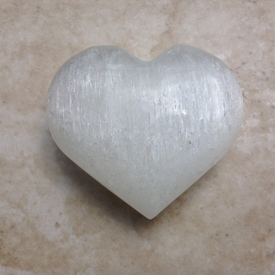 Selenite Heart