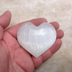 Selenite Heart