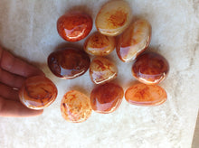 Load image into Gallery viewer, Carnelian Tumbled Stones