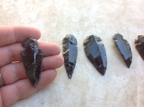 Obsidian Arrowheads