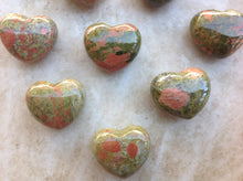 Load image into Gallery viewer, Unakite Heart