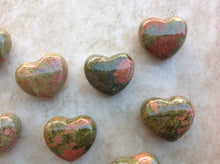 Load image into Gallery viewer, Unakite Heart