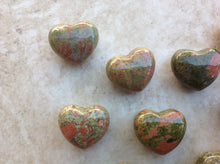 Load image into Gallery viewer, Unakite Heart