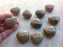 Load image into Gallery viewer, Unakite Heart