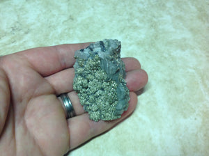 Pyrite, Quartz, and Fluorite Mineral Specimen #2