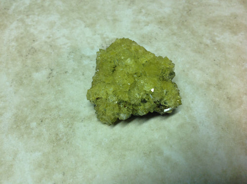 Alum Mineral Gem Crystal Specimen - Yellow