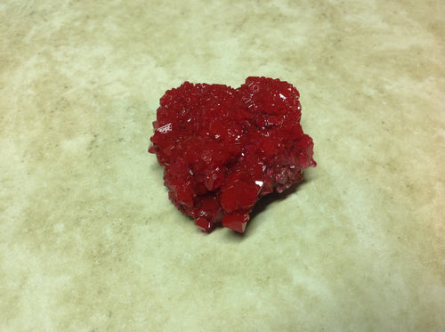 Alum Mineral Gem Crystal Specimen - Red