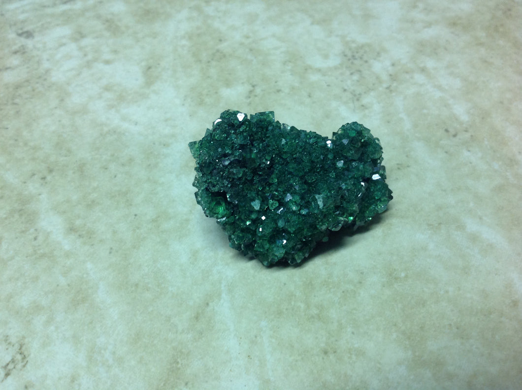 Alum Mineral Gem Crystal Specimen - Green