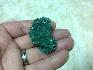 Alum Mineral Gem Crystal Specimen - Green