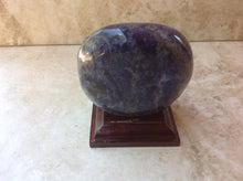 Load image into Gallery viewer, Polished Sodalite on stand