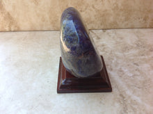 Load image into Gallery viewer, Polished Sodalite on stand