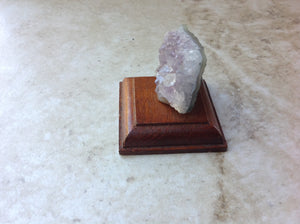 Amethyst on a stand