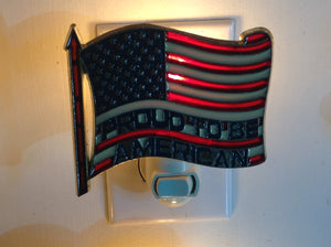 U.S. American Flag Night Light