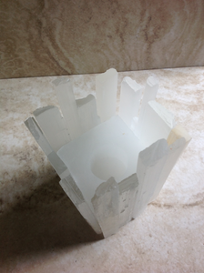 Selenite Candleholder