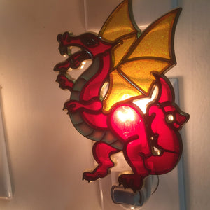 Red Dragon Night Light  4 watt  on/off switch