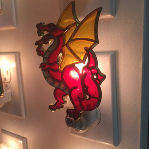 Red Dragon Night Light  4 watt  on/off switch