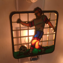 Load image into Gallery viewer, Boy soccer player Night Light  4 watt  on/off switch