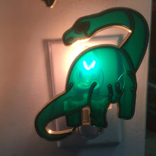 Load image into Gallery viewer, Dinosaur brontosaurus Night Light  4 watt  on/off switch