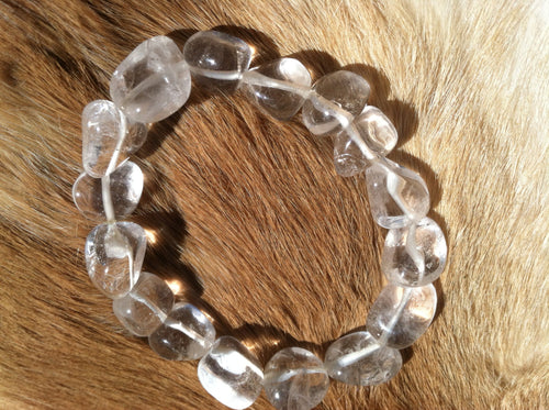 Quartz crystal bracelet