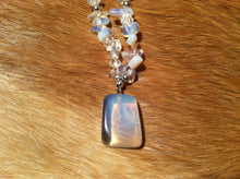 Load image into Gallery viewer, Opalite necklace for kids or choker for adults