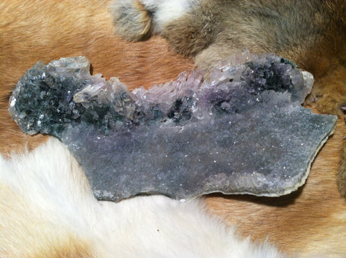 Amethyst and quartz flower from Brazil