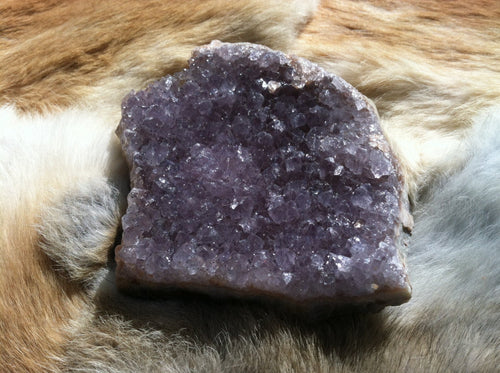 Amethyst crystal specimen