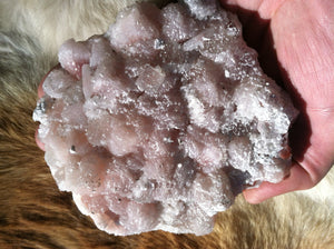 Apophyllite and Stilbite crystal mineral specimen