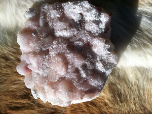 Apophyllite and Stilbite crystal mineral specimen