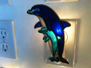 Dolphin Night Light  4 watt  on/off switch