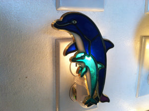 Dolphin Night Light  4 watt  on/off switch