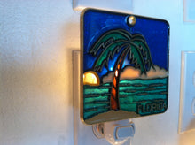 Load image into Gallery viewer, Florida Palm Tree Night Light  4 watt  on/off switch