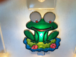 Frog Lily Pad Night Light  4 watt  on/off switch