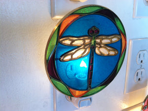 Dragonfly Night Light  4 watt  on/off switch