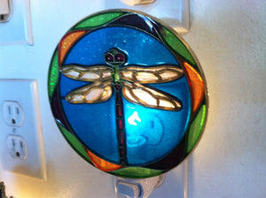 Dragonfly Night Light  4 watt  on/off switch