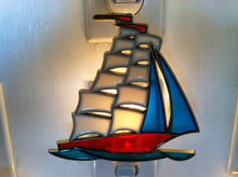 Load image into Gallery viewer, Sailboat Night Light  4 watt  on/off switch