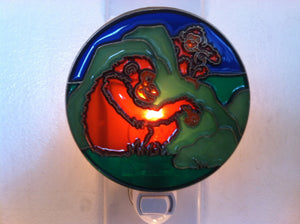 Monkey Night Light  4 watt  on/off switch