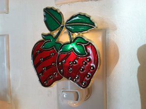 Strawberry Night Light  4 watt  on/off switch