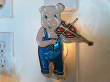 Load image into Gallery viewer, Pig Playing Fiddle Night Light  4 watt  on/off switch